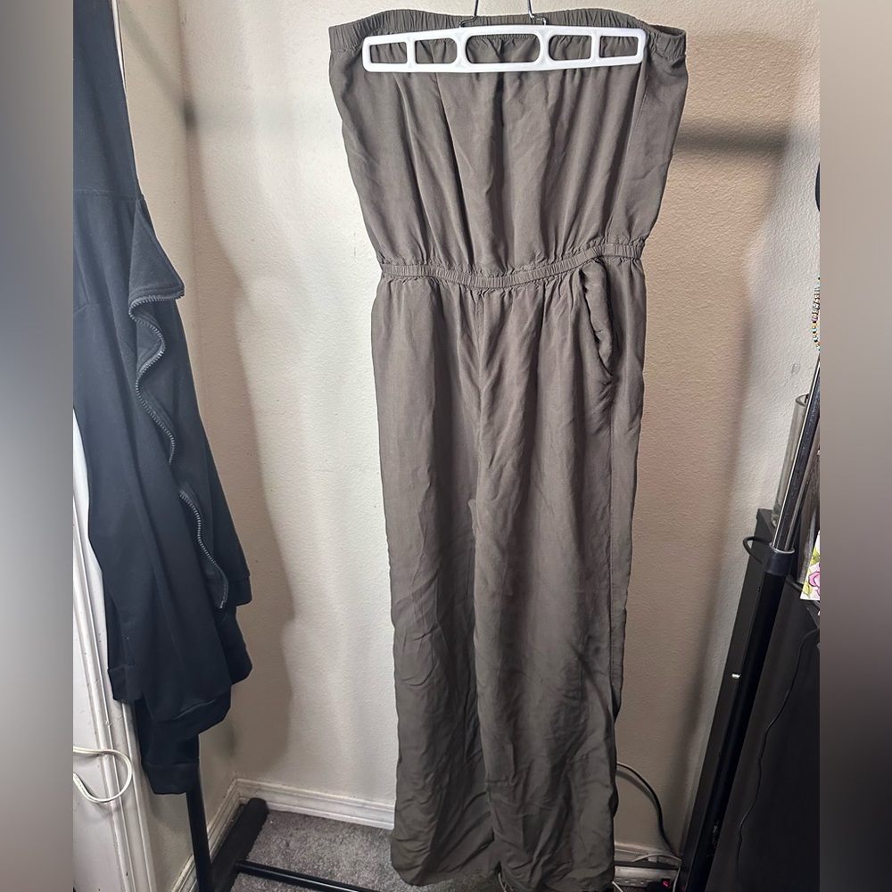 Long strapless jumpsuit